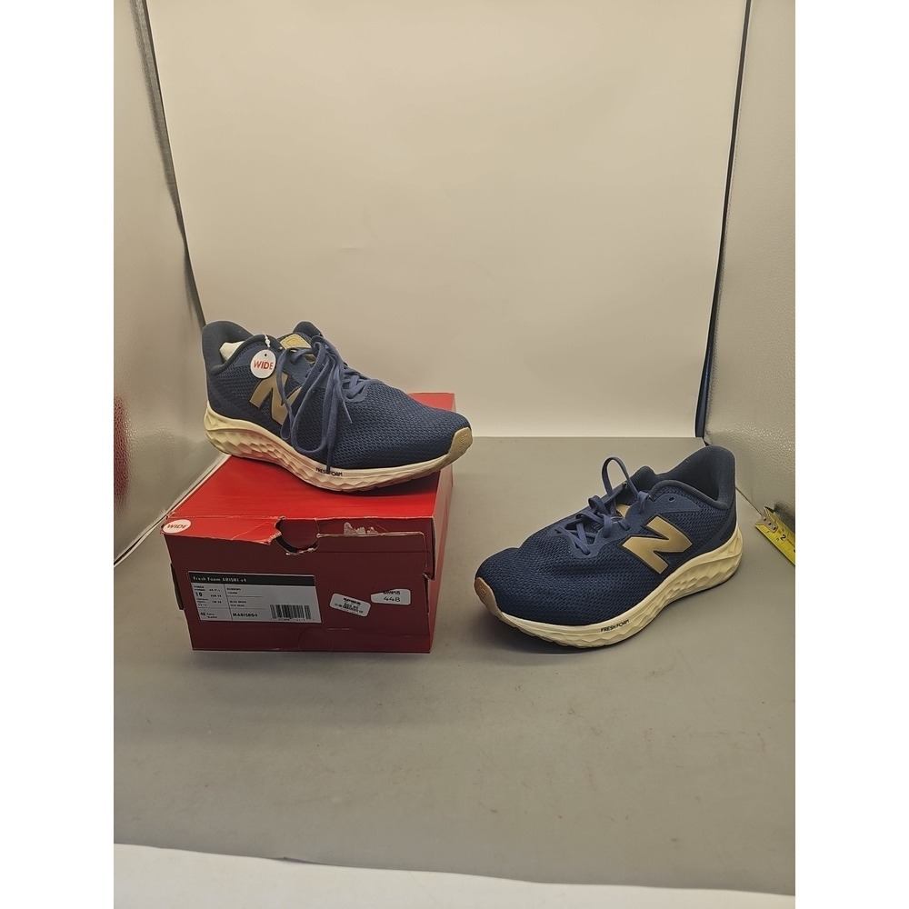 New Balance Fresh Foam Arishi v4 Extra Wide Width Sz 10 Running Shoes Blue
